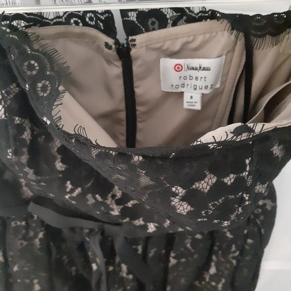 Neiman Marcus Robert Rodriguez Black Lace Dress - Picture 3 of 3
